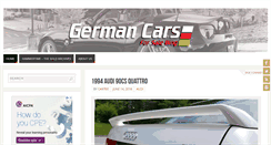 Desktop Screenshot of germancarsforsaleblog.com