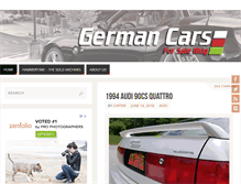 Tablet Screenshot of germancarsforsaleblog.com